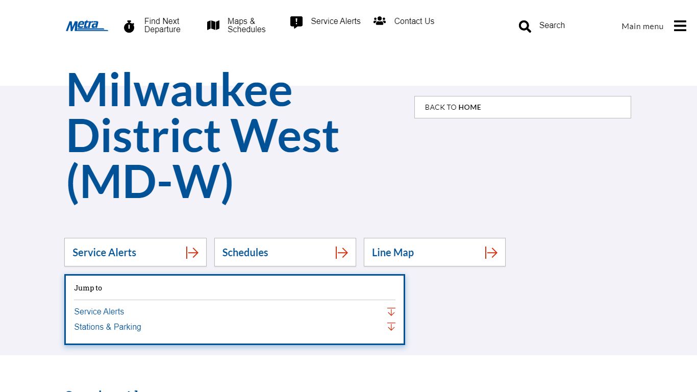 Milwaukee District West (MD-W) | Metra